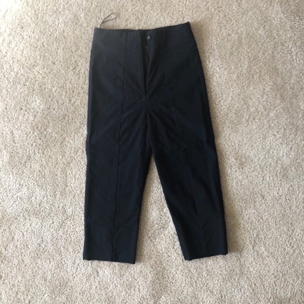 Topshop black capris